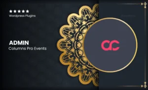 Admin Columns Pro Events Calendar